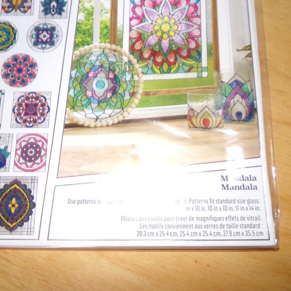 Plaid Gallery Glass NWT Pattern Pack - Mandala - Picture 3 of 4
